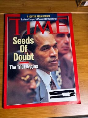 TIME Magazine Cover - "Seeds Of Doubt" with O.J. Simpson